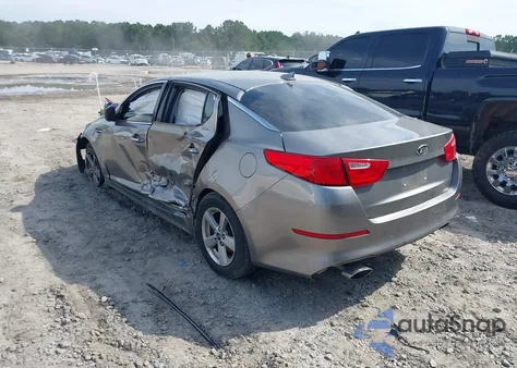 2014 Kia Optima Lx из США, поврежденный, VIN 5XXGM4A77EG323702